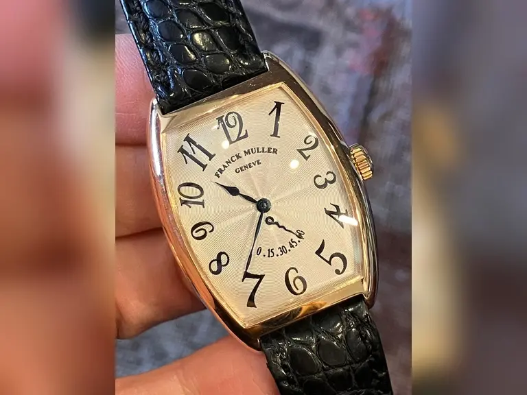 Franck Muller vintage 18k retrogade 2852
