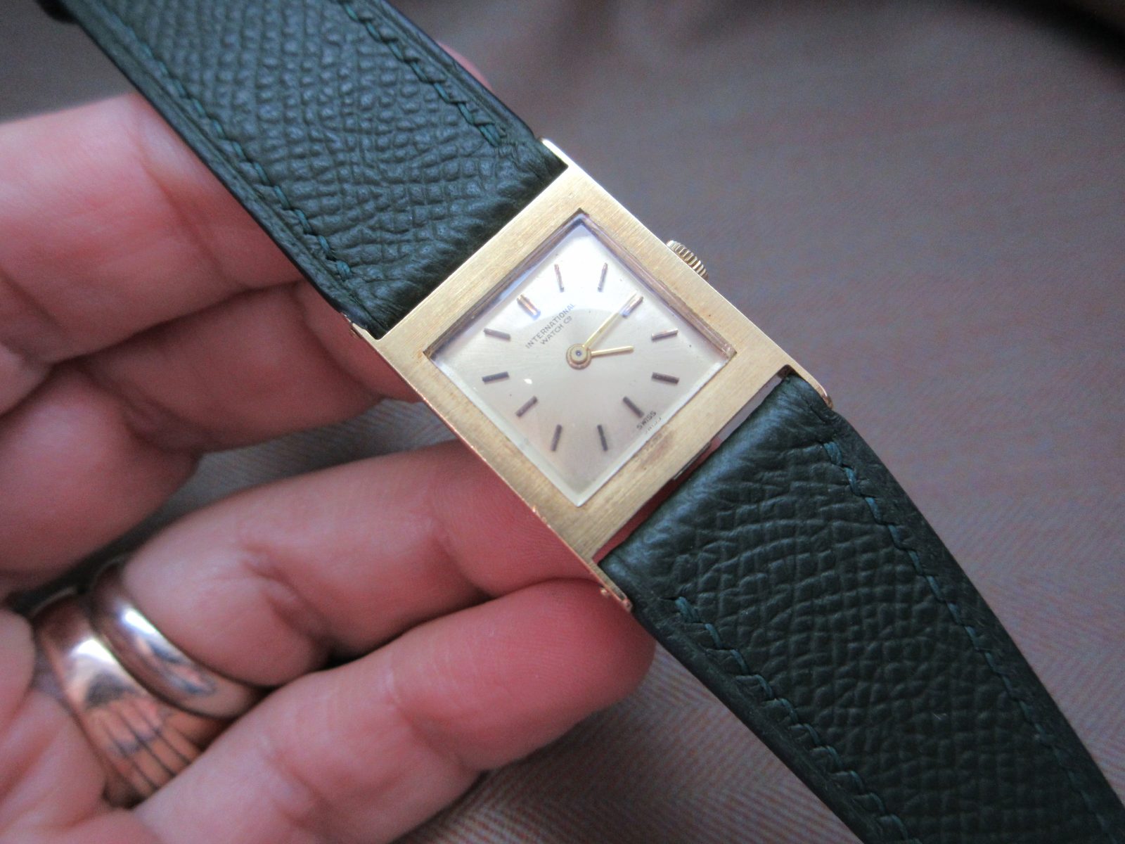 IWC x Tiffany & Co. Vintage 18k French-Made Tank Watch