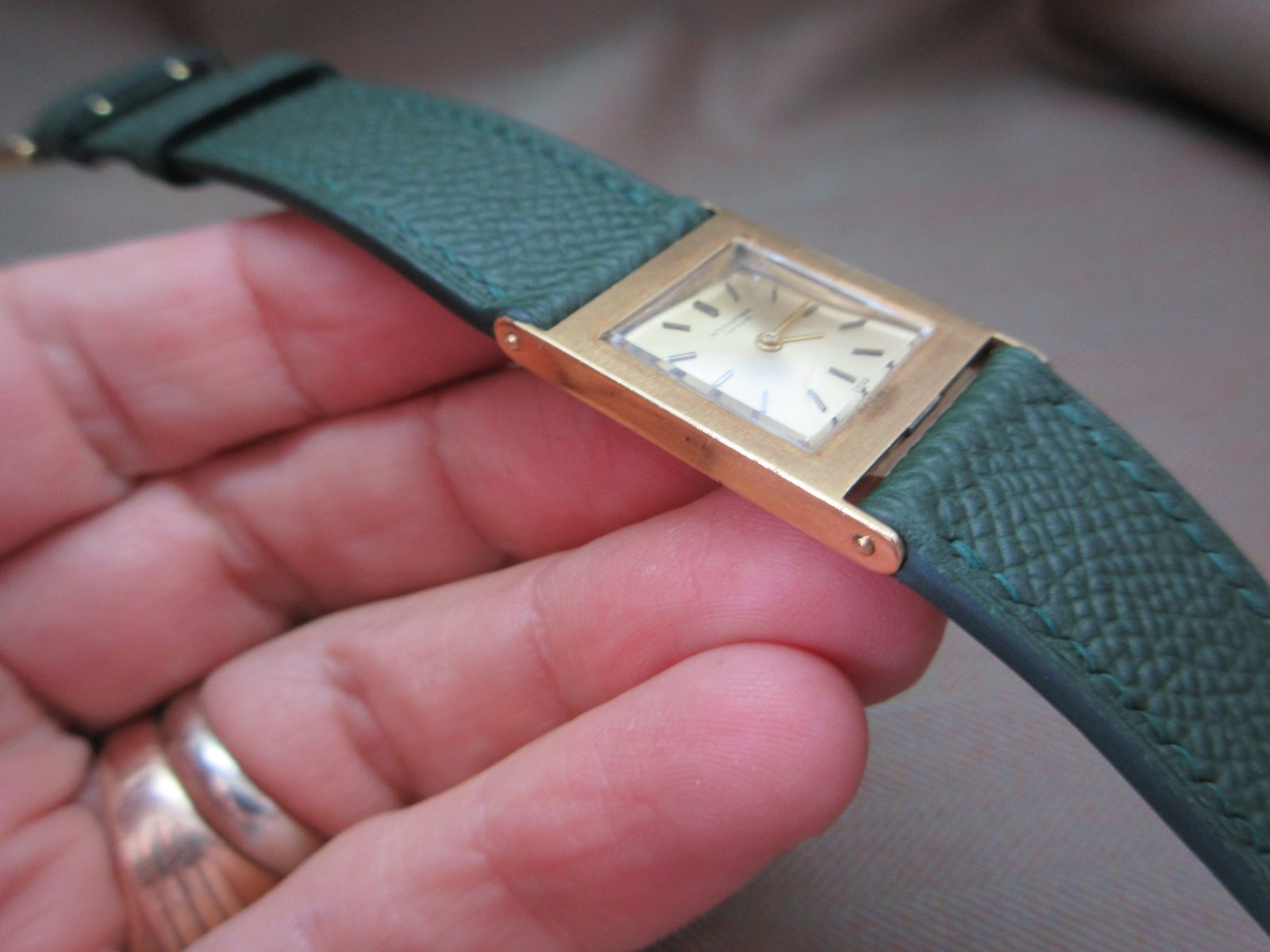 IWC x Tiffany & Co. Vintage 18k French-Made Tank Watch - Image 3