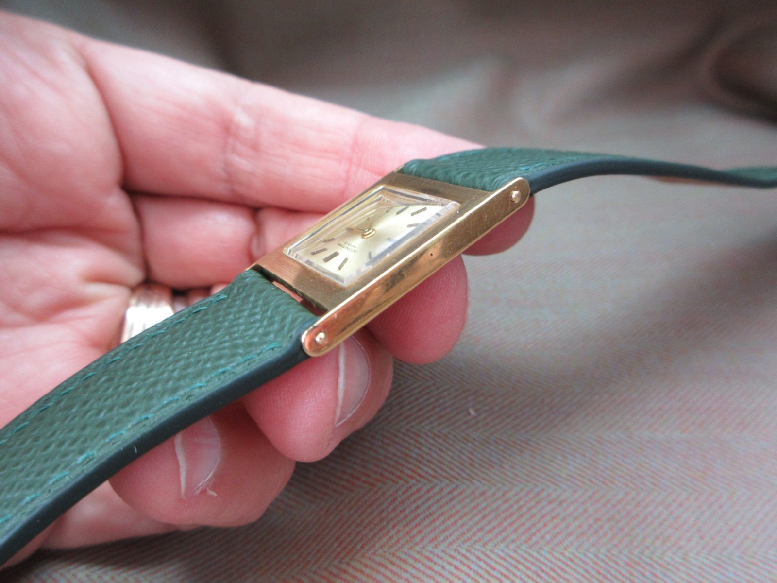 IWC x Tiffany & Co. Vintage 18k French-Made Tank Watch - Image 5