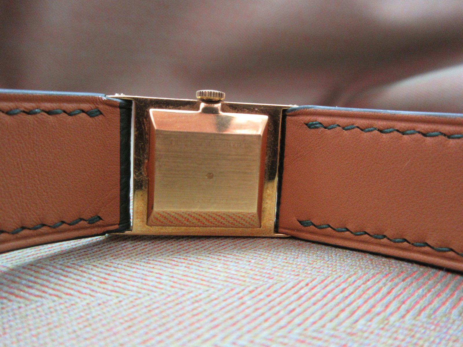 IWC x Tiffany & Co. Vintage 18k French-Made Tank Watch - Image 8