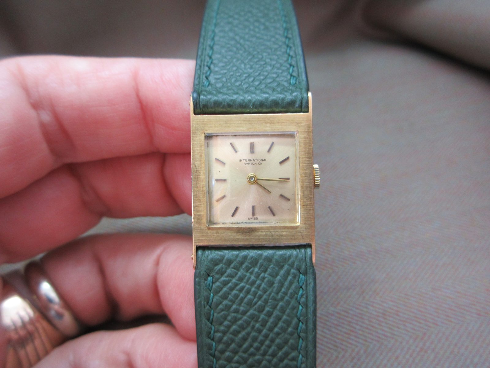 IWC x Tiffany & Co. Vintage 18k French-Made Tank Watch - Image 11