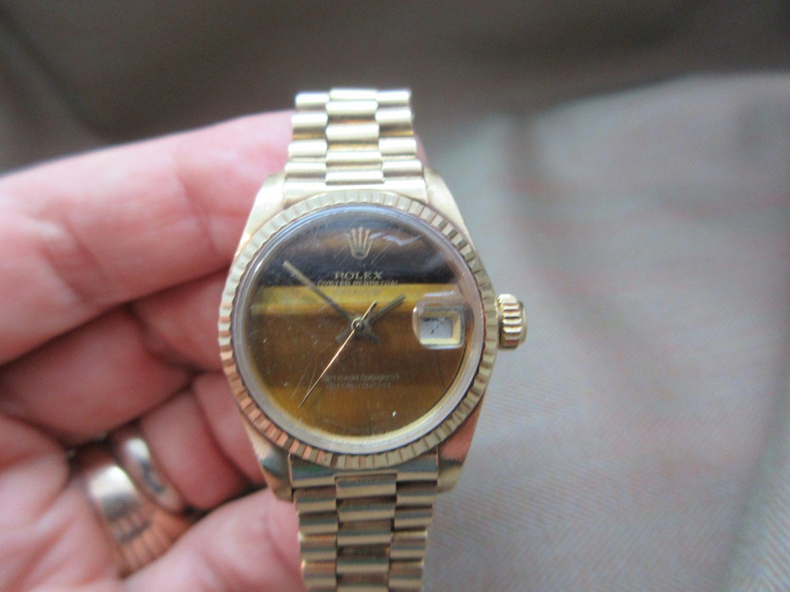 Rolex Vintage Lady President Ref. 6917 Original Tiger’s Eye Dial & Papers — 5M Serial - Image 11