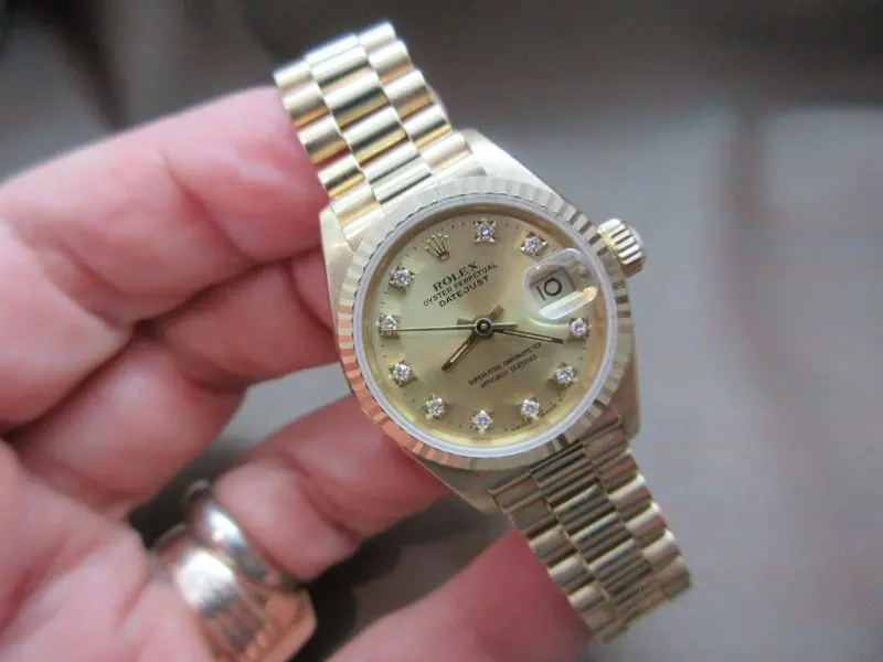 Rolex Vintage Ladies President Ref. 69178 Diamond Dial — 9M Serial