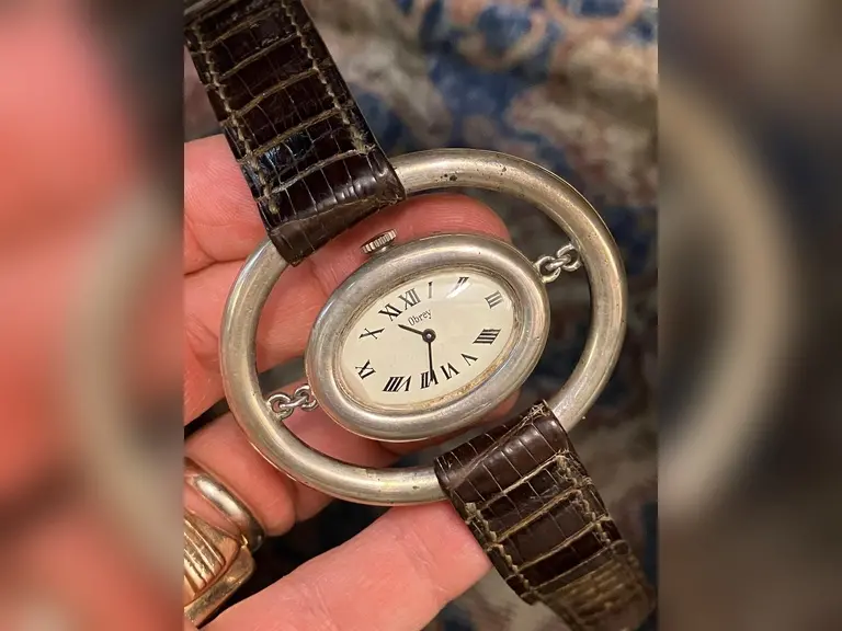 Obrey Paris Vintage Massive Silver Helm Watch
