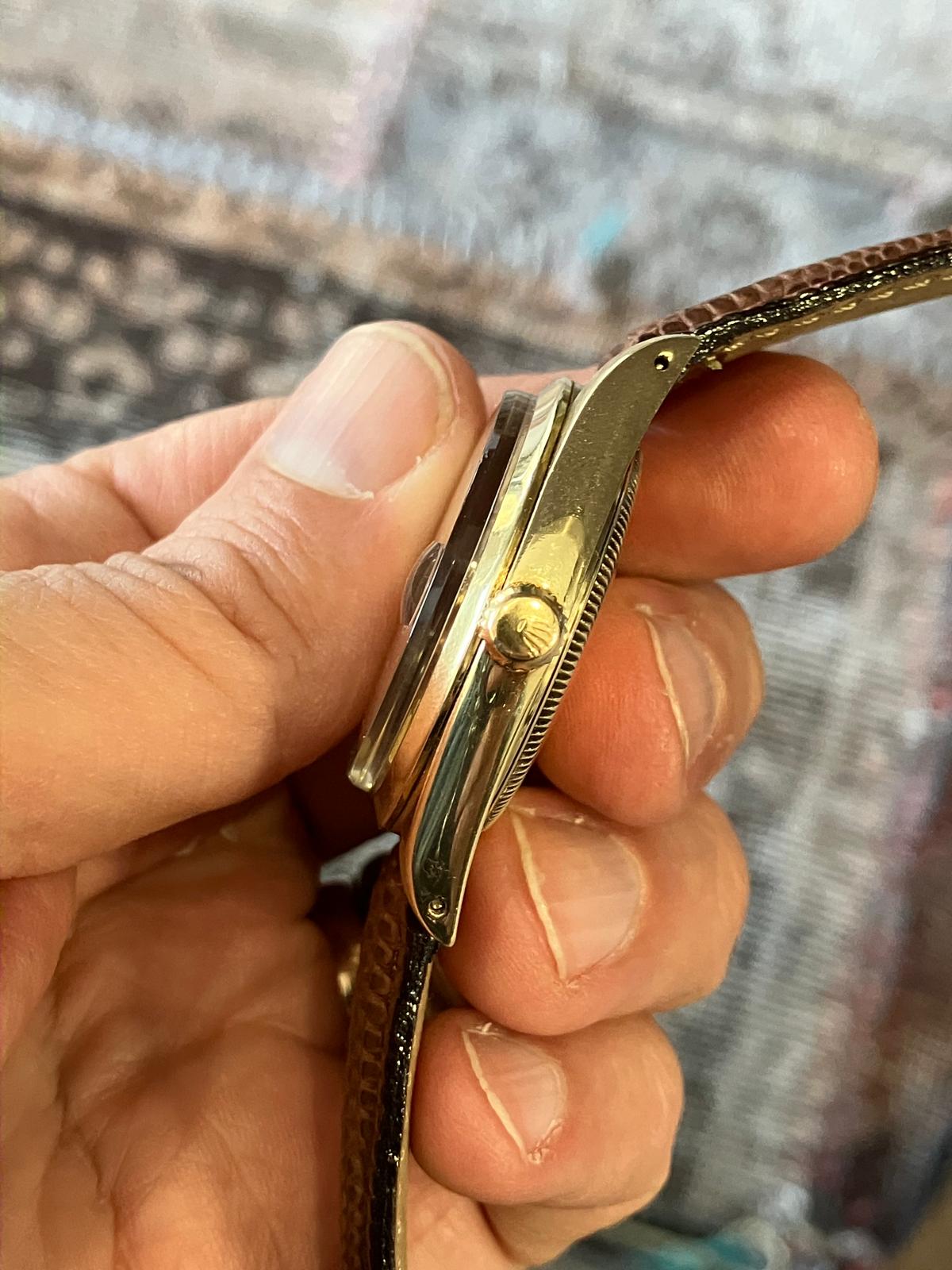 Rolex vintage Date 1500 14k gold - Image 6