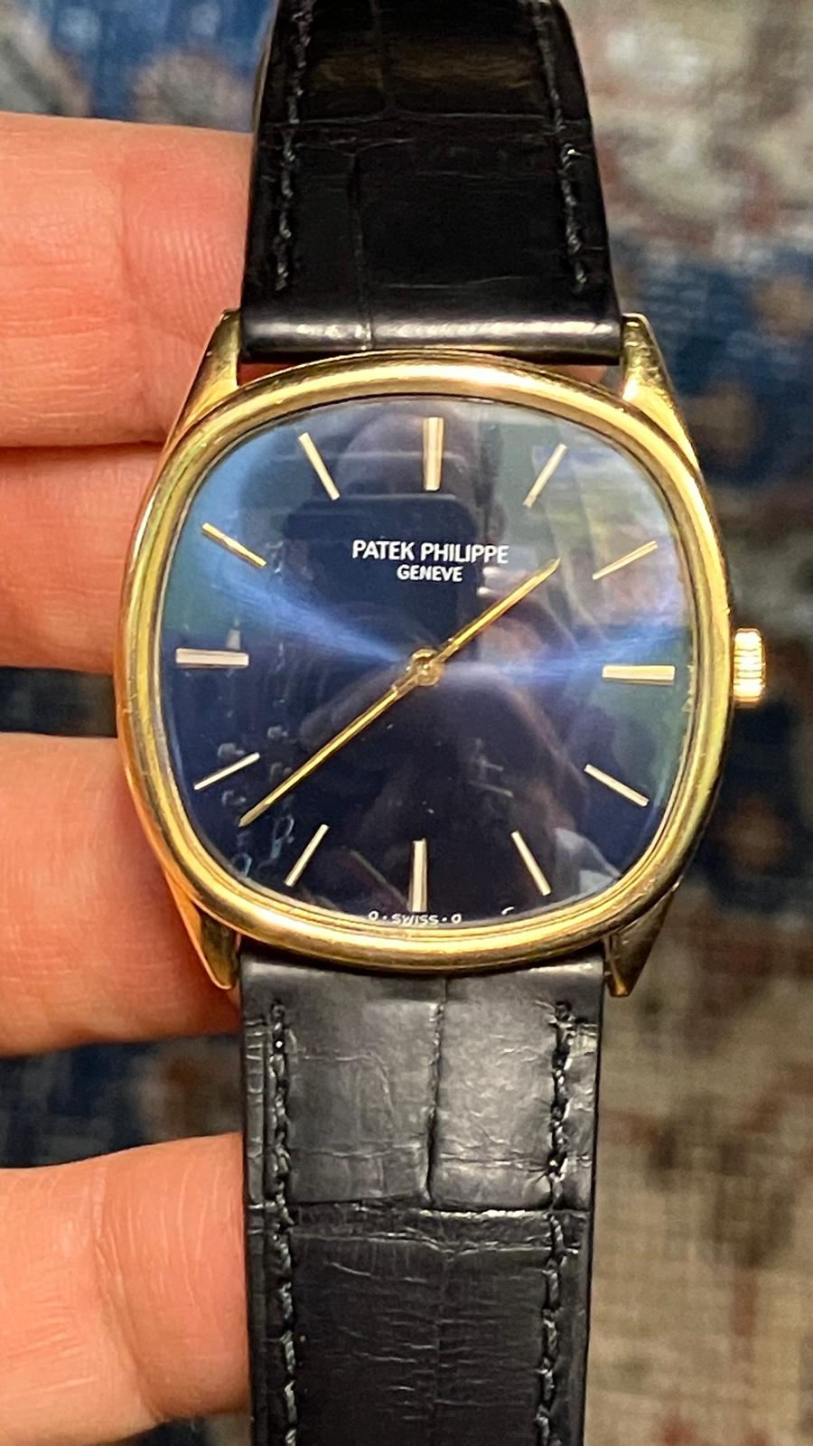 Patek Philippe vintage Golden Ellipse Jumbo 18k 3544 - Image 4