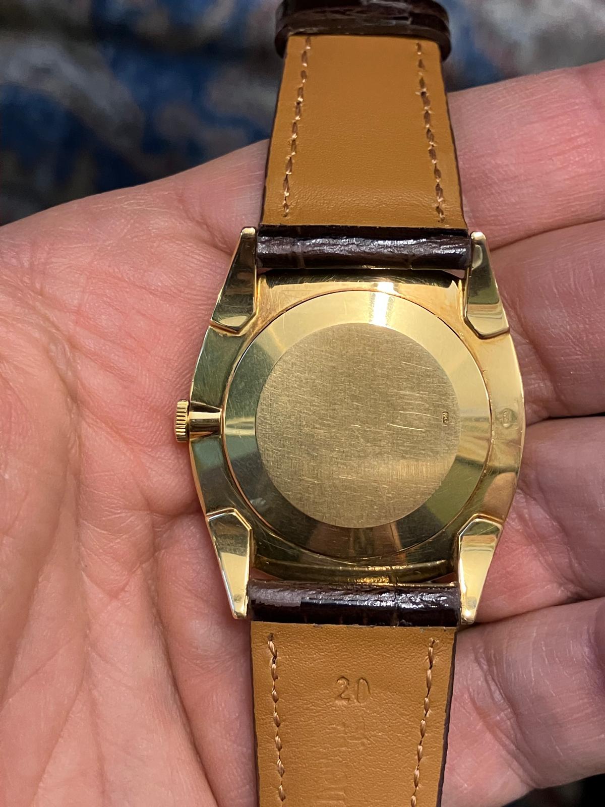 Patek Philippe Vintage Golden Ellipse Jumbo 3644 Brown Dial - Image 7