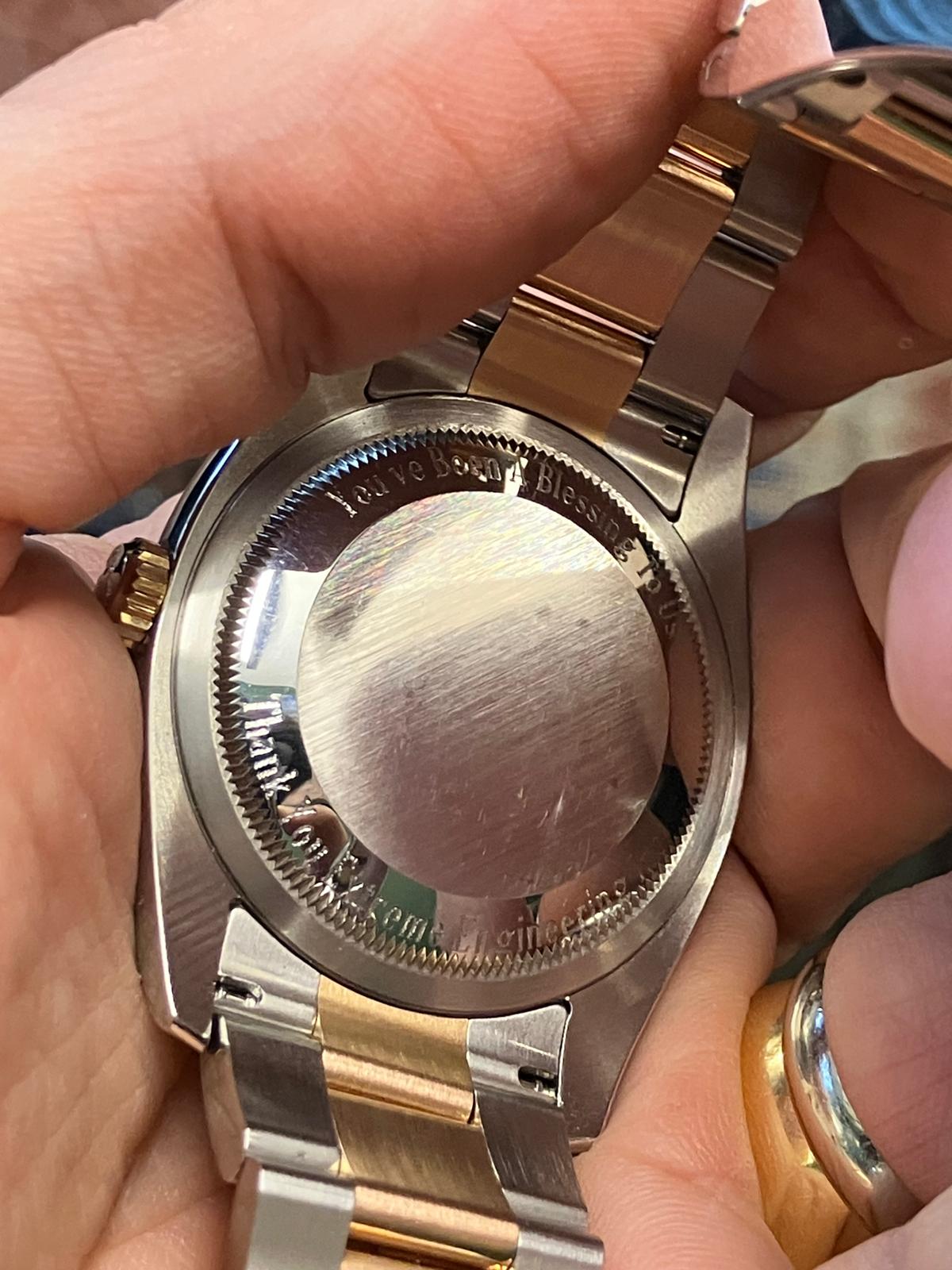 Rolex Datejust 18k Rose Gold & Steel 116201 with Original Box & Papers D serial - Image 8