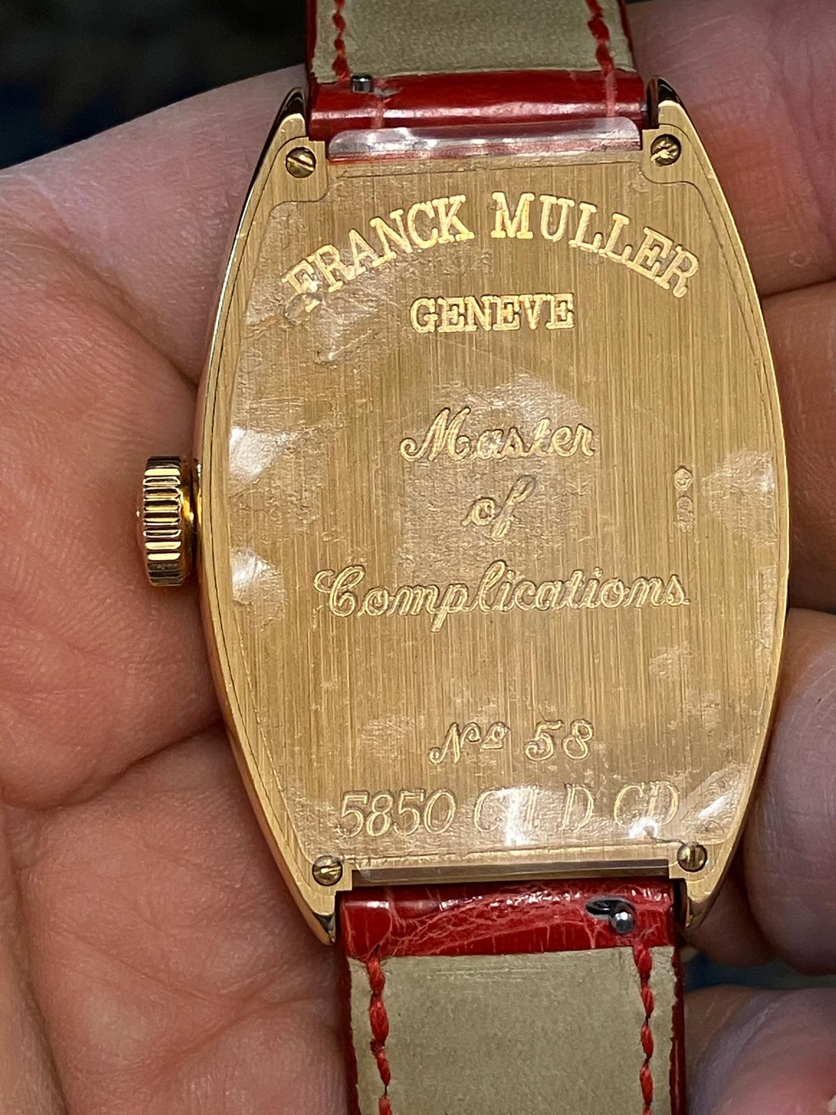 Franck Muller Crazy Hours full Pave Diamond NOS Condition Full set - Image 8