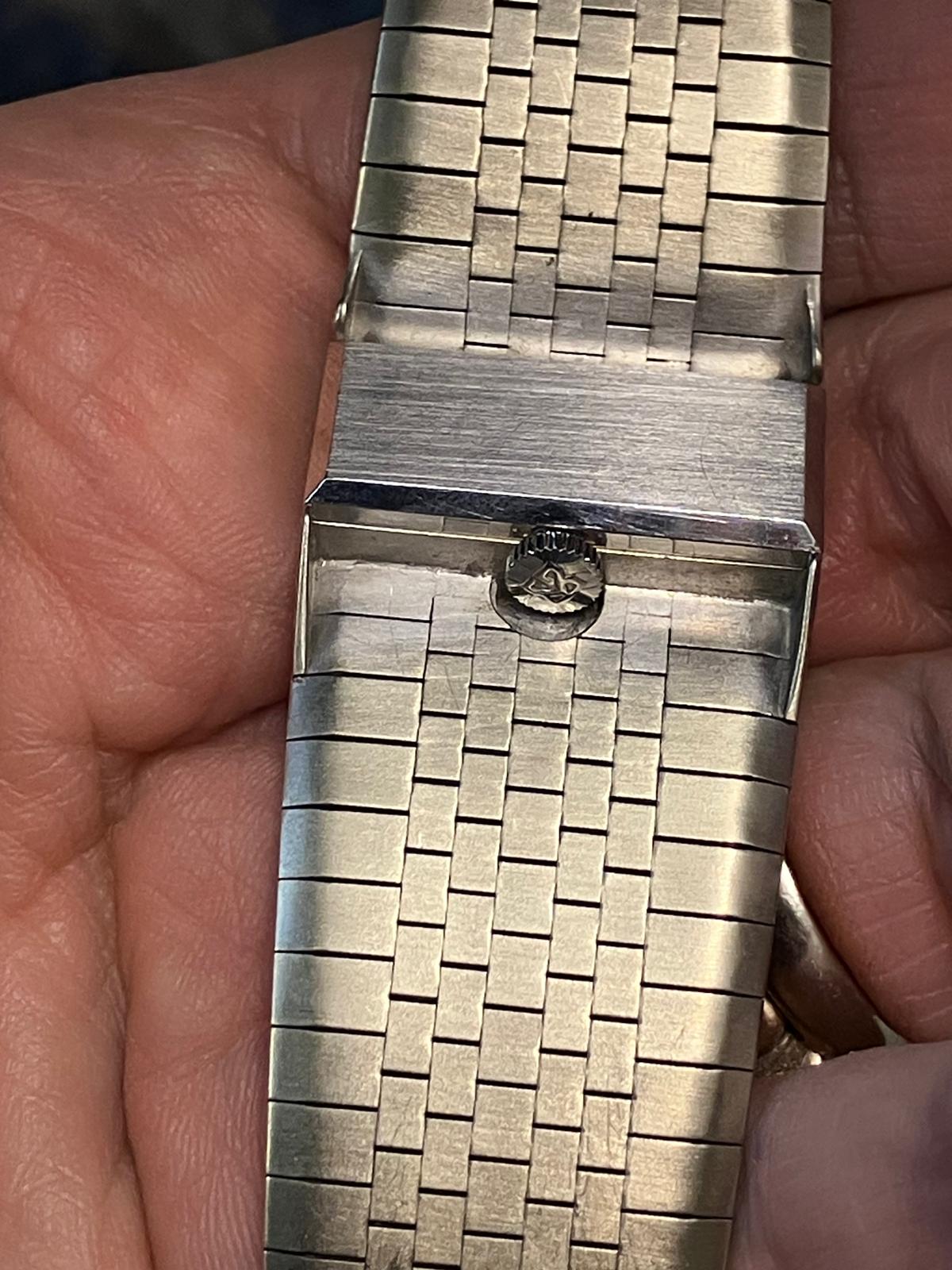 Bueche Girod Vintage 9ct White Gold Driver Watch - Image 8