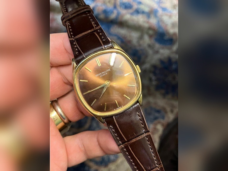 Patek Philippe Vintage Golden Ellipse Jumbo 3644 Brown Dial