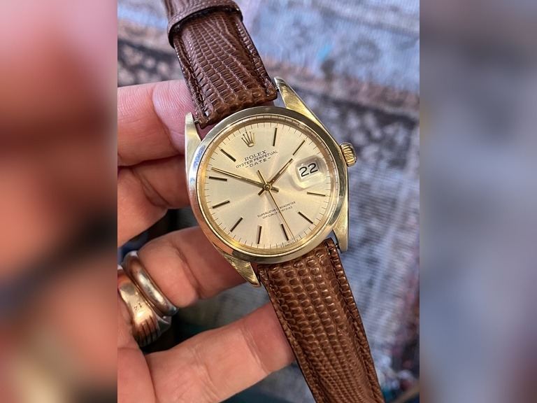 Rolex vintage Date 1500 14k gold