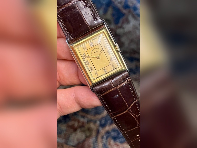 Vacheron Constantin vintage tank 18k White & Yellow gold 30's