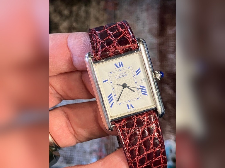 Cartier Vintage Must Tank Silver Argent