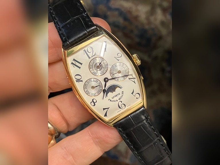 Franck Muller vintage Perpetual Calendar 18k reference 2850 # 01