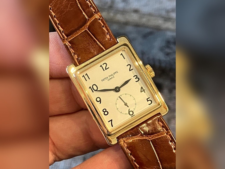 Patek Philippe Vintage Gondolo 5010J 18k Yellow Gold with Extract from the Archives