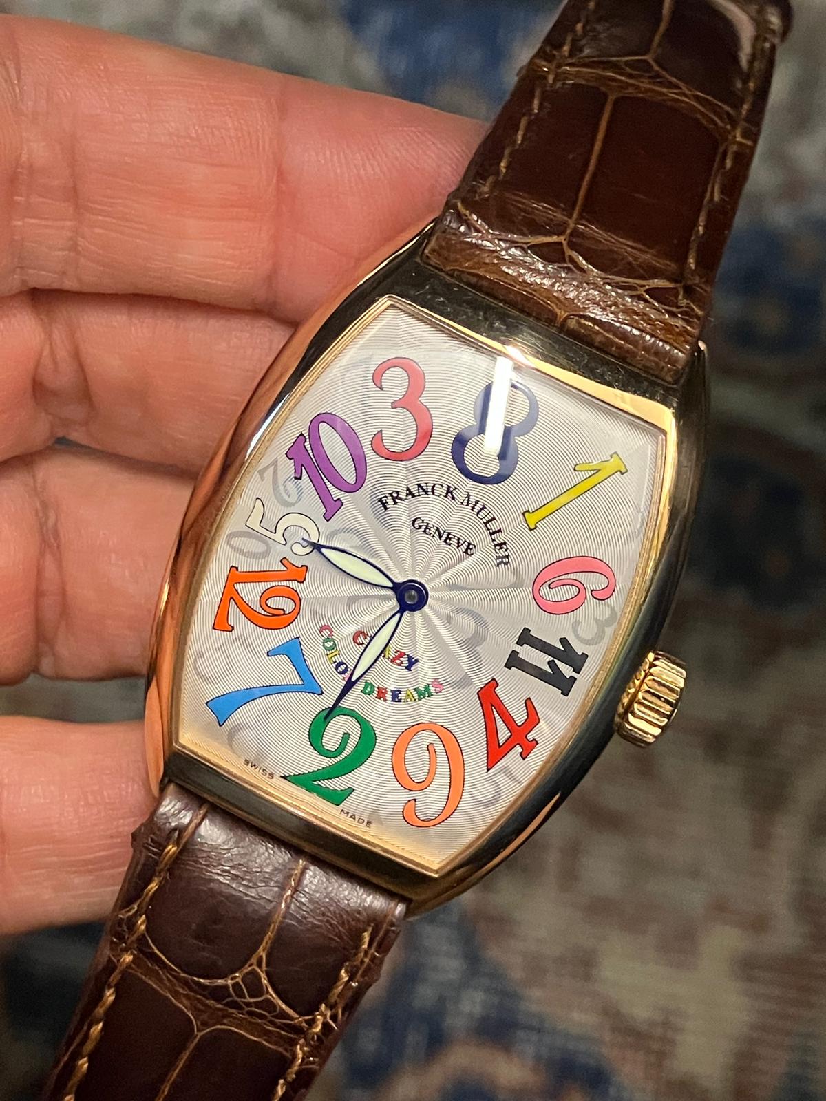 Franck Muller Crazy Hours Color Dream 18k Rose Gold 7851 Box & Paper - Image 4