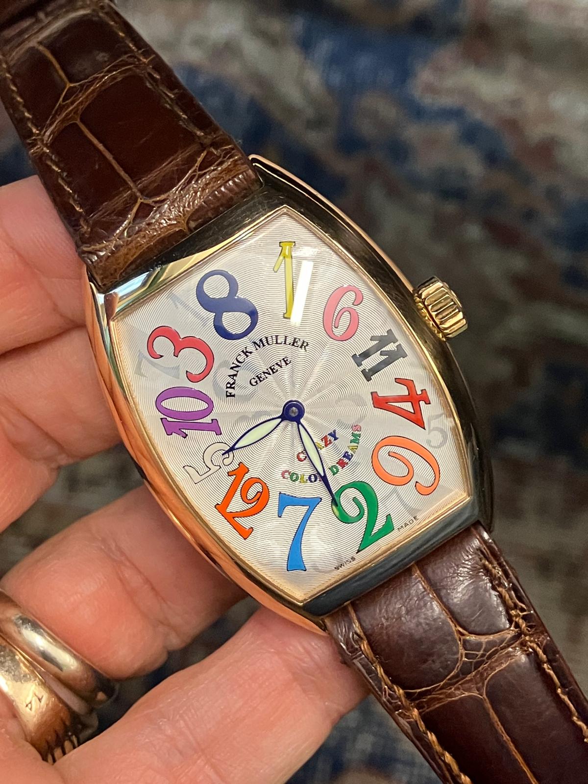 Franck Muller Crazy Hours Color Dream 18k Rose Gold 7851 Box & Paper - Image 2