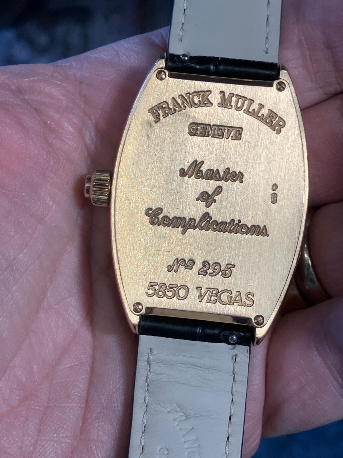 Franck Muller vintage Vegas 18k 5850 - Image 6