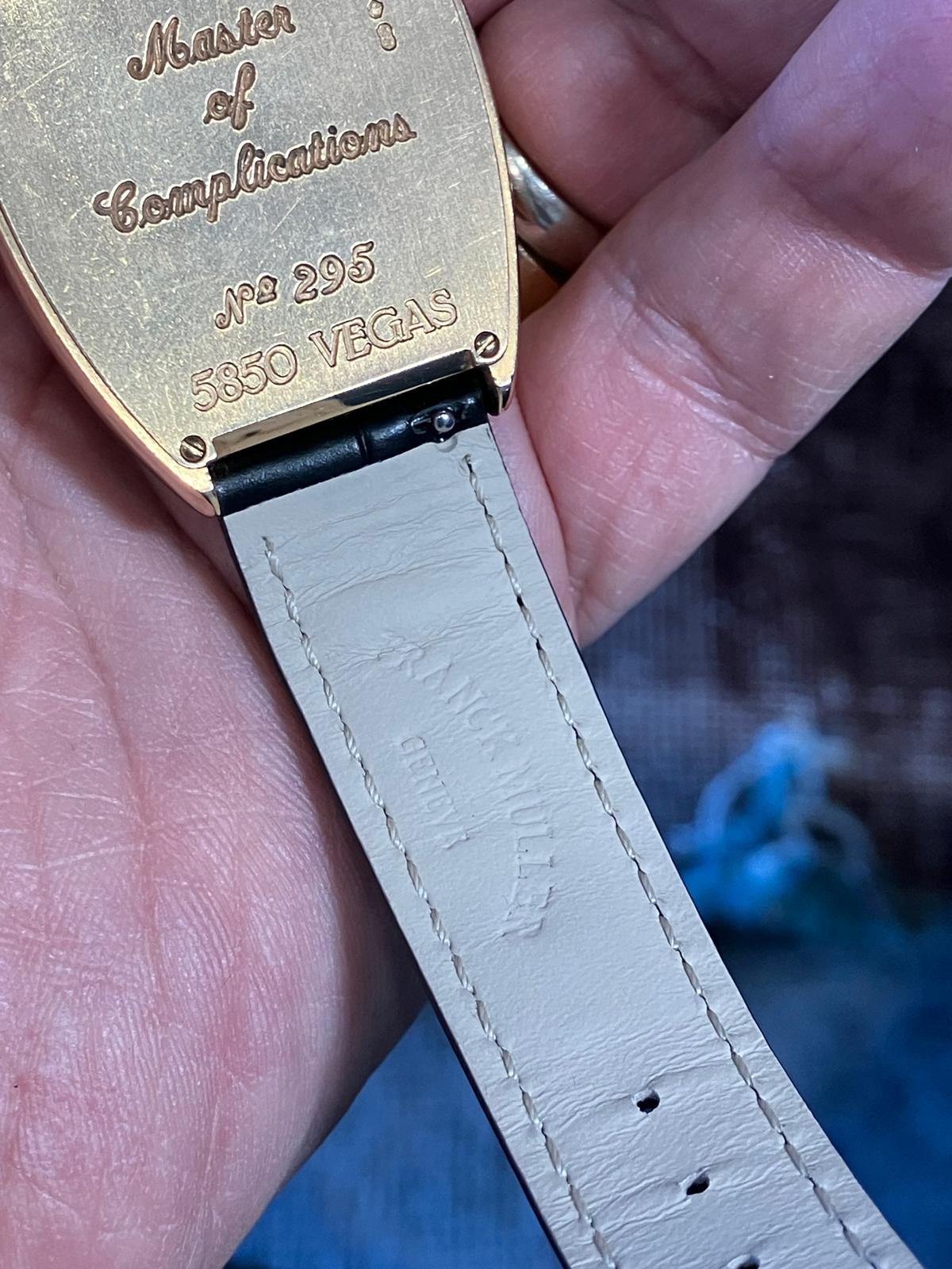 Franck Muller vintage Vegas 18k 5850 - Image 5