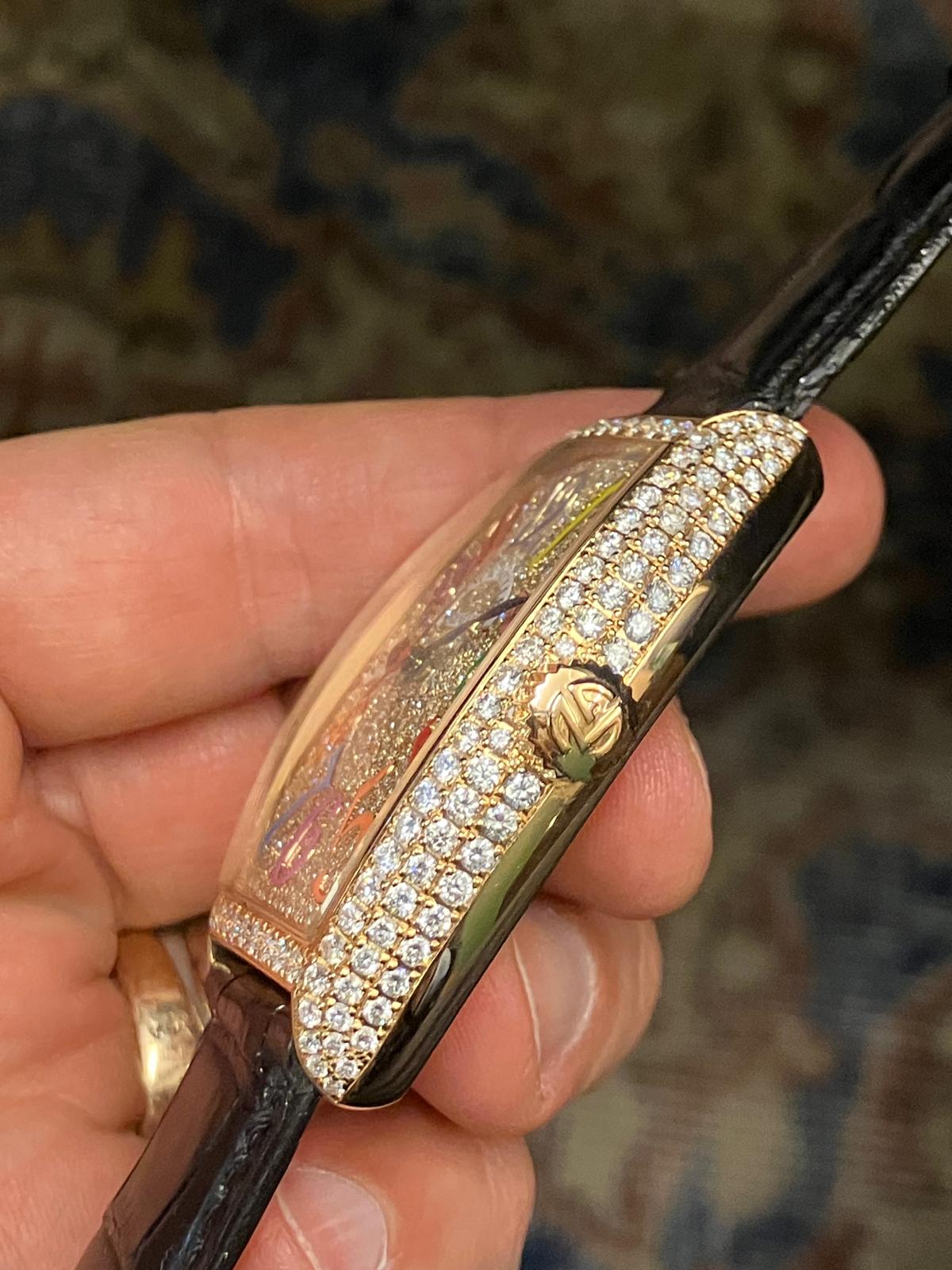 Franck Muller Color Dreams 7851 Full Pave 18k Full Set - Image 5