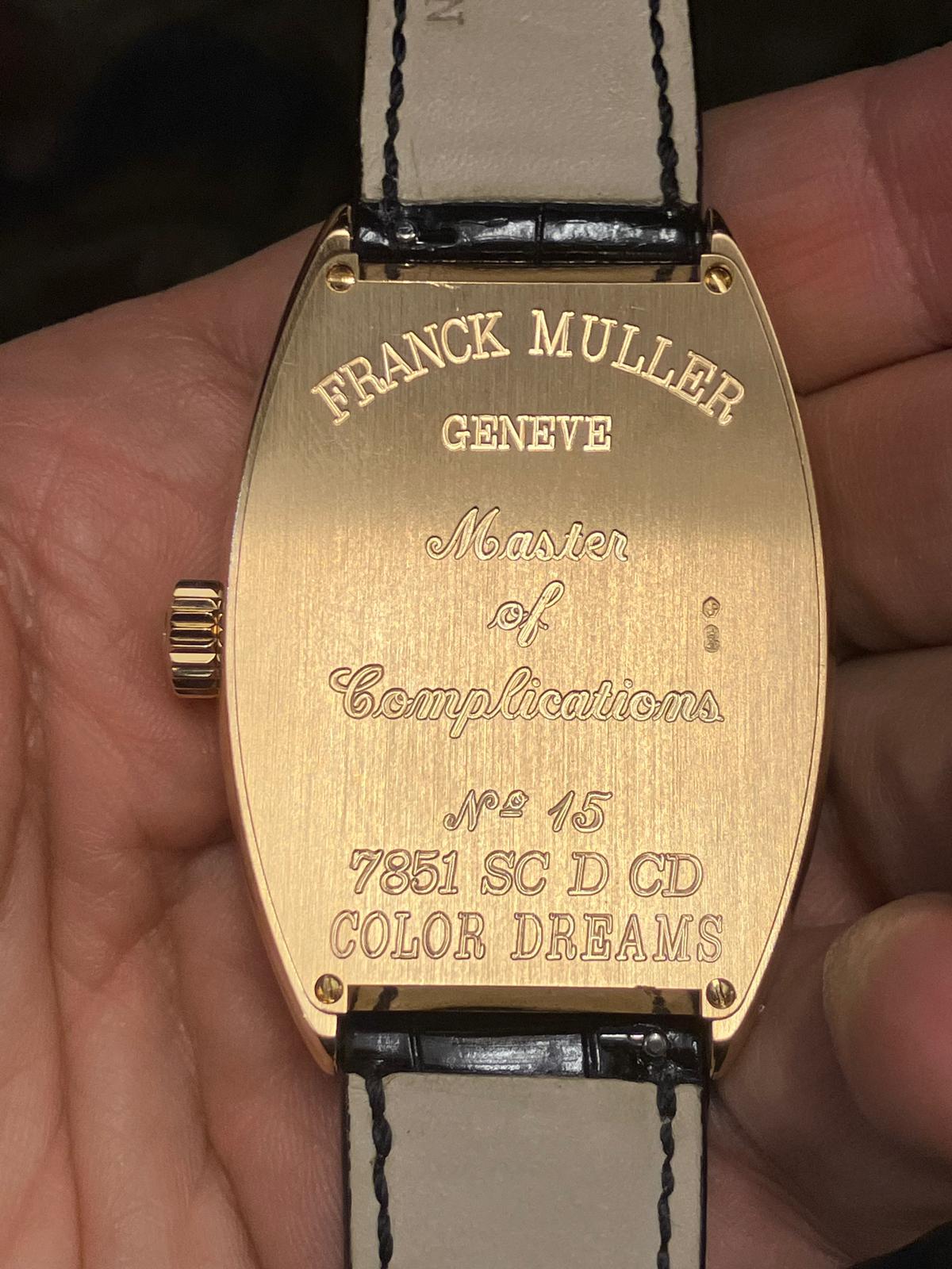 Franck Muller Color Dreams 7851 Full Pave 18k Full Set - Image 8