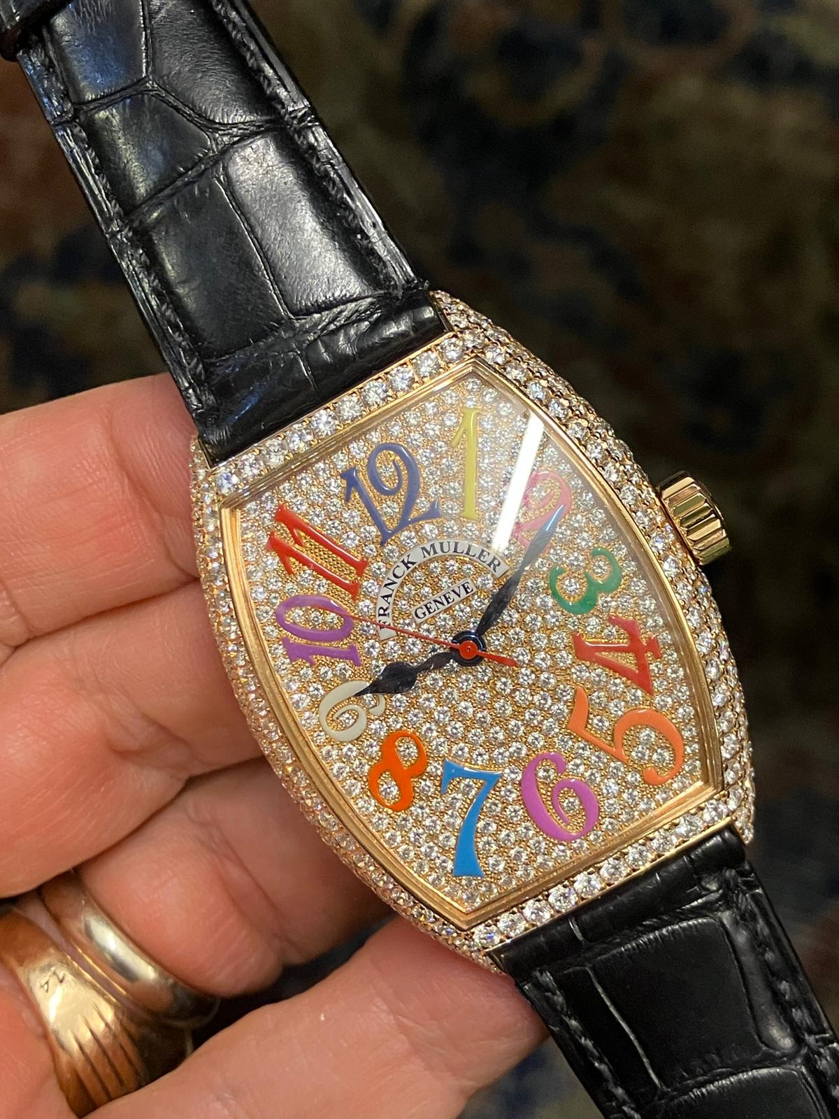 Franck Muller Color Dreams 7851 Full Pave 18k Full Set - Image 2