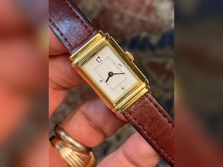 Cartier X Yves Saint Laurent vintage  18k Reverso